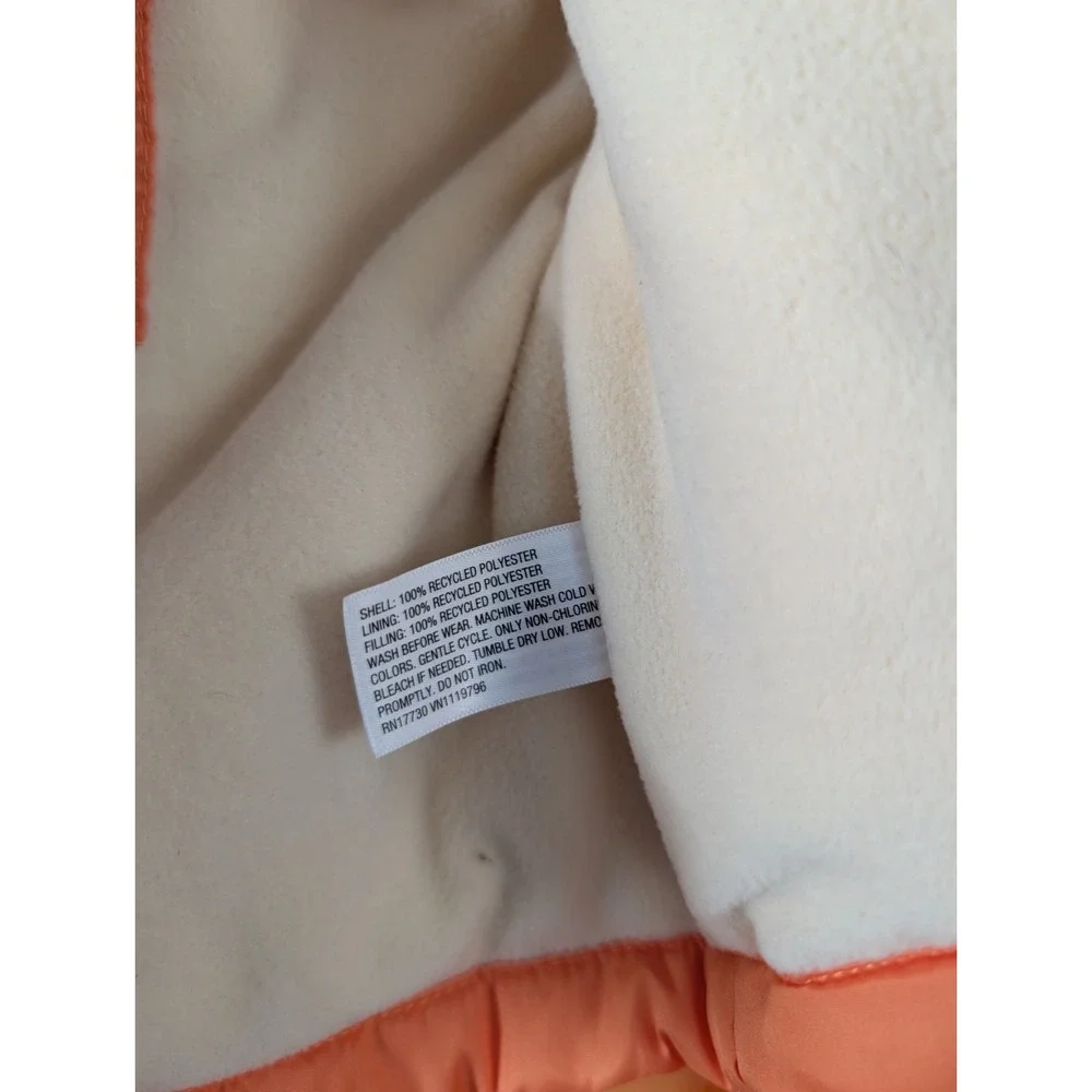 Cat & Jack‎ Toddler 3-in-1 Puffer Jacket Set Orange Woodland Animals Child 12m